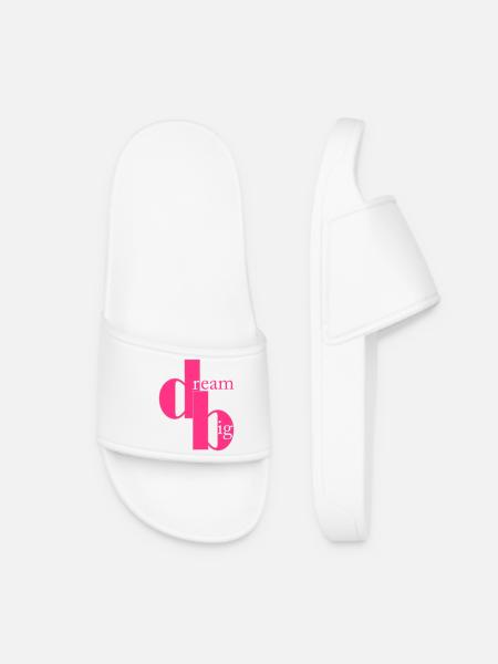 dream big - Women’s Pool Sliders - white