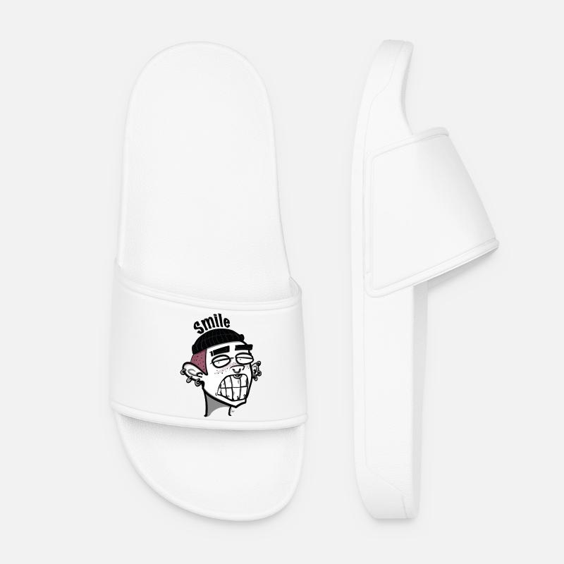 Smile - Women’s Pool Sliders - white