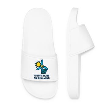 Courses futures sur Sun & Wind - Claquettes Femme - blanc - Devant