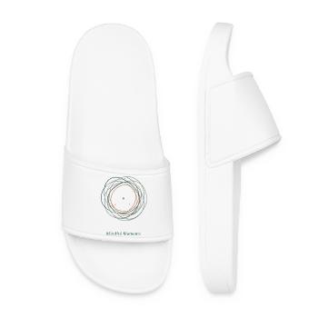 Moments de pleine conscience | Conception Flow & Calm - Claquettes Femme - blanc - Devant
