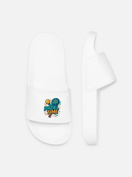 Padel Time Color Explosion - Women’s Pool Sliders - white