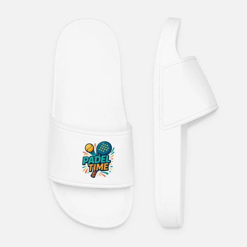 Padel Time Color Explosion - Women’s Pool Sliders - white