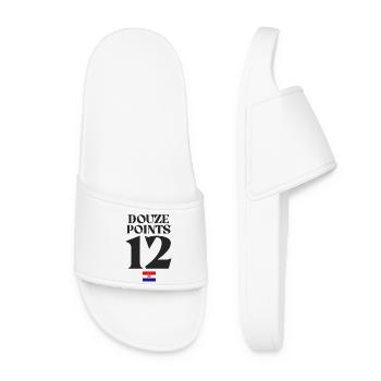 Douze Points 12 Eurovision Croatie - Claquettes Femme - blanc - Devant