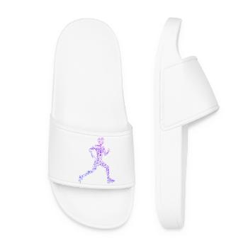 Running gift idea for a running lover - Women’s Pool Sliders - white - Front