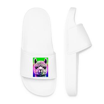 Alpaca - Women’s Pool Sliders - white - Front