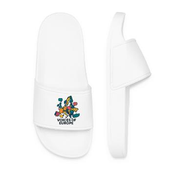 Voices of Europe – Colour map of Europe - Women’s Pool Sliders - white - Front