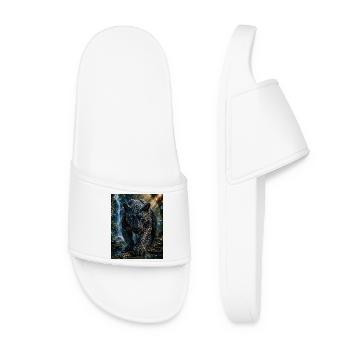 Mosaic leopard of the falls - Women’s Pool Sliders - white - Front
