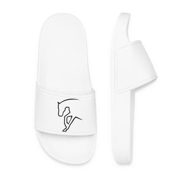 6061912 121501634 sliding stop - Claquettes Femme - blanc - Devant