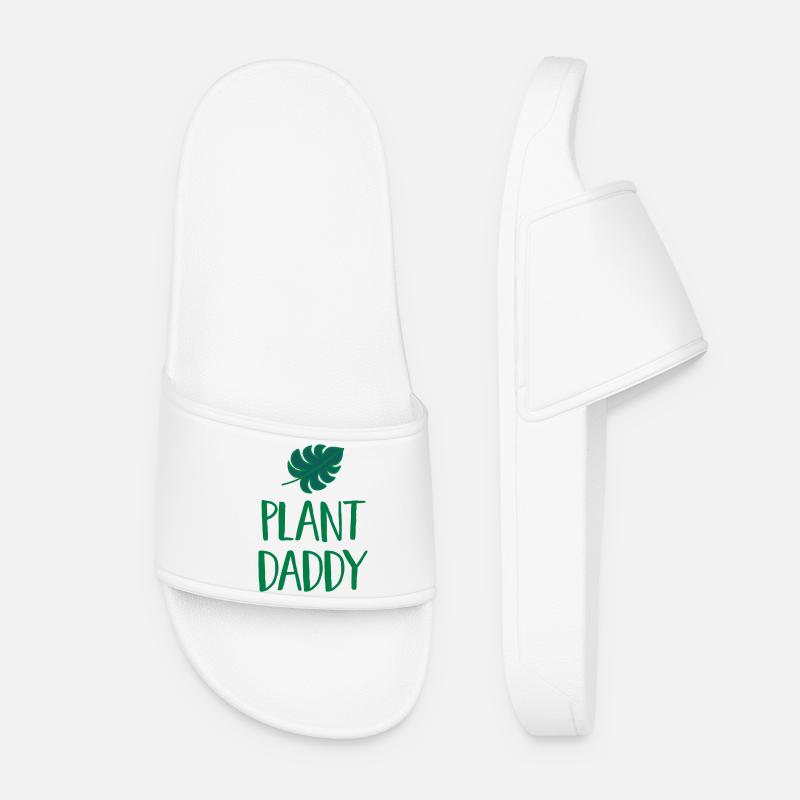 Plant Daddy - Women’s Pool Sliders - white