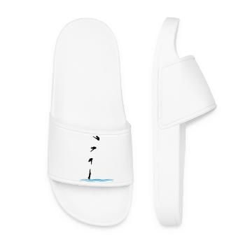 Saut de tour - Claquettes Femme - blanc - Devant