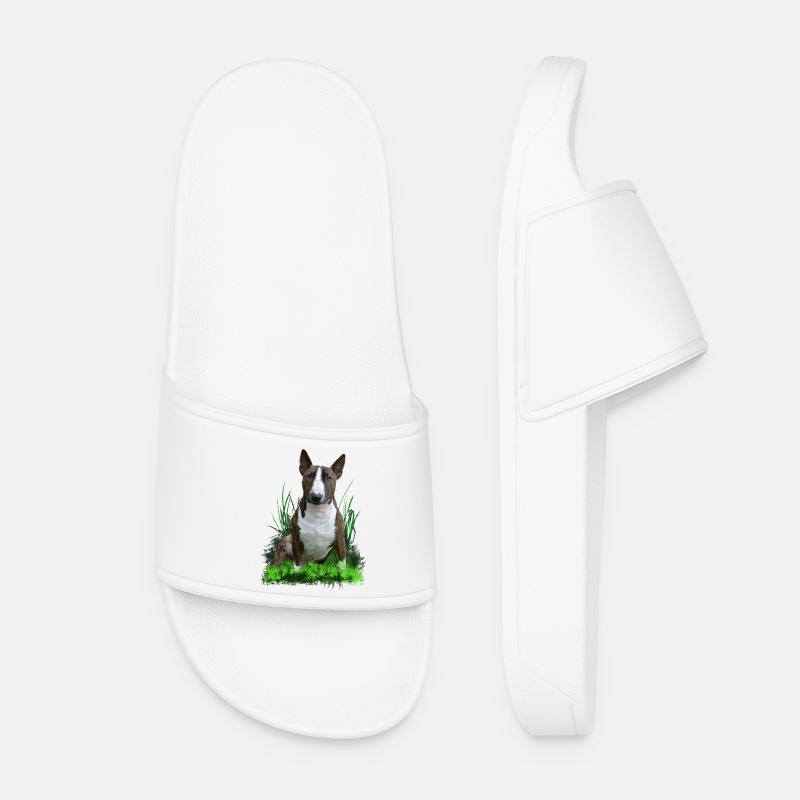 Bullterrier - Frauen Badelatschen - Weiß