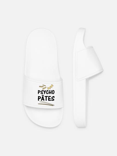 Psycho Pâtes - Claquettes Femme - blanc