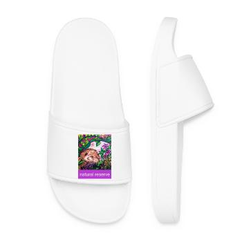 CE Animaux I Protection de la nature I Loutre - Claquettes Femme - blanc - Devant