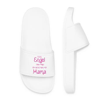 Engel ohne Flügel - Frauen Badelatschen - Weiß - Vorne