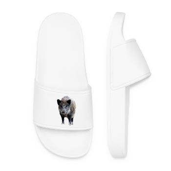 Wild boar - Women’s Pool Sliders - white - Front