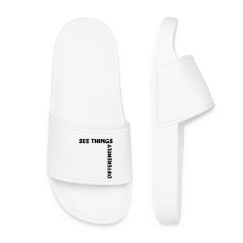 Voir les choses différemment - Claquettes Femme - blanc - Devant