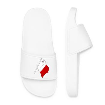Flagge von Malta - Frauen Badelatschen - Weiß - Vorne