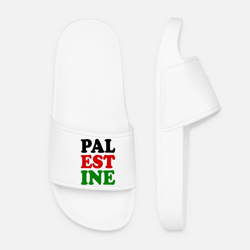 Palestine - Women’s Pool Sliders - white