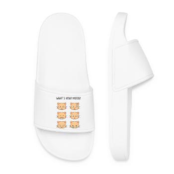 Cats - What's Your Mood? - Women’s Pool Sliders - white - Front