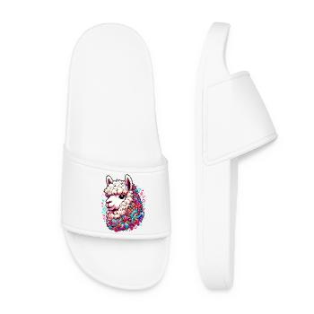 Alpaca - Women’s Pool Sliders - white - Front