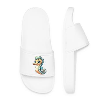 Girl seahorse - Women’s Pool Sliders - white - Front