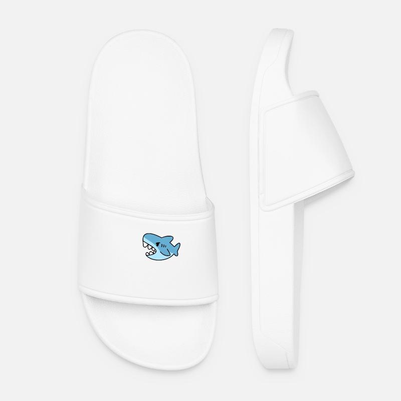 Majestic Shark - Women’s Pool Sliders - white