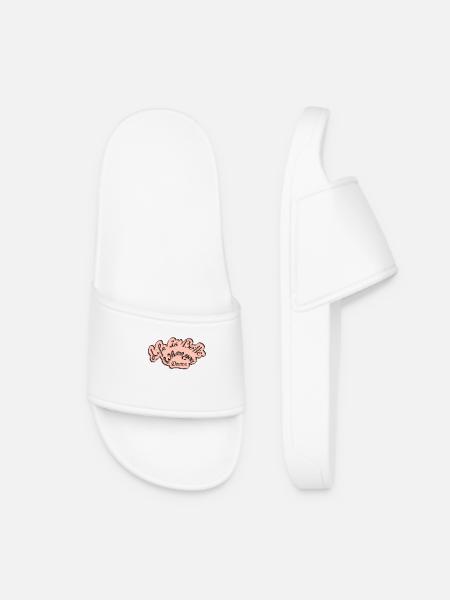 Live is betten when you Dance - Women’s Pool Sliders - white