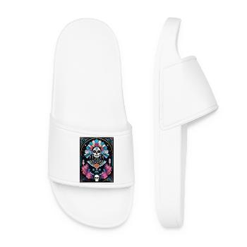 LA CATRINA DELUXE - Women’s Pool Sliders - white - Front