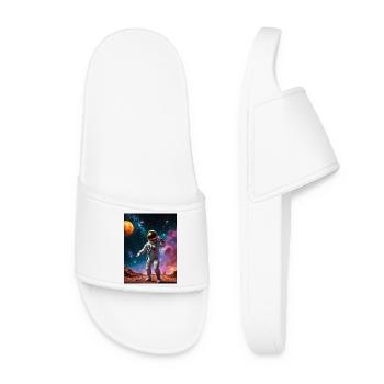 Astronaute - Claquettes Femme - blanc - Devant