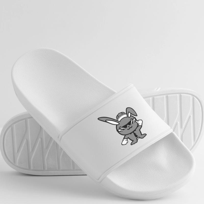Bunny Sunglasses Cappy Tie Cool Hat Comic Women’s Pool Sliders