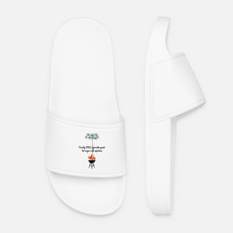 Grill Talk & Garden Sass - Women’s Pool Sliders - white