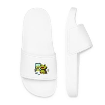 Cadeau de costume de vampire d’Halloween - Claquettes Femme - blanc - Devant