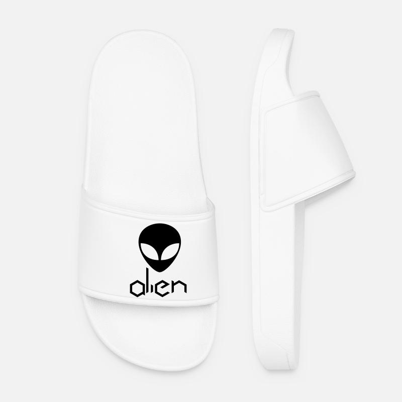 alien - Frauen Badelatschen - Weiß