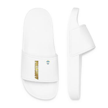 ARGENTINA SPORTY BOLD TYPOGRAPHY - Women’s Pool Sliders - white - Front