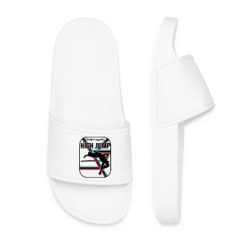 Conception du saut en hauteur – Survolez vos limites - Claquettes Femme - blanc - Devant