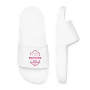 Work Florist - Women’s Pool Sliders - white - Front