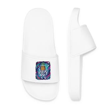 Ananas de l’Espace Fumant - Claquettes Femme - blanc - Devant