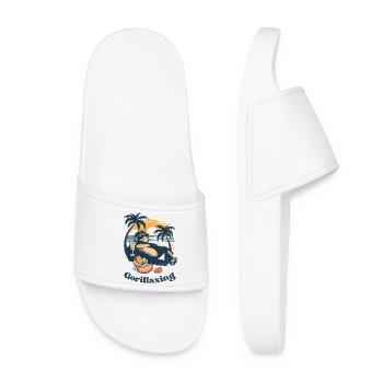 Gorillaxing - Do it like him! - Women’s Pool Sliders - white - Front