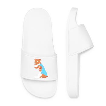 Staffordshire Bull Terrier - Claquettes Femme - blanc - Devant