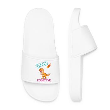 Stary Positive Dino Meteor - Women’s Pool Sliders - white - Front