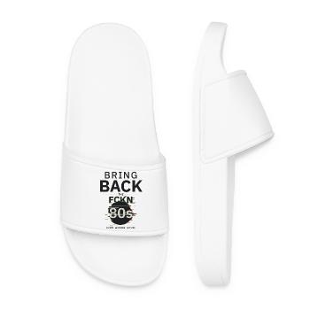 BringBackTheFCKN80s - Women’s Pool Sliders - white - Front