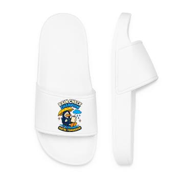 Rain Check Champion – Maybe tomorrow - Women’s Pool Sliders - white - Front