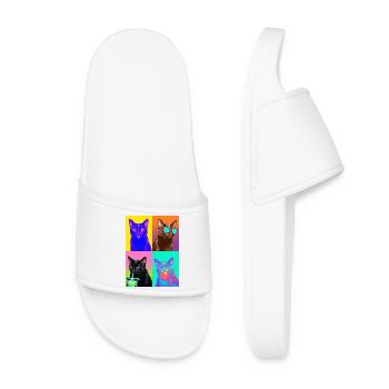 Cats Bombay Cat - Claquettes Femme - blanc - Devant