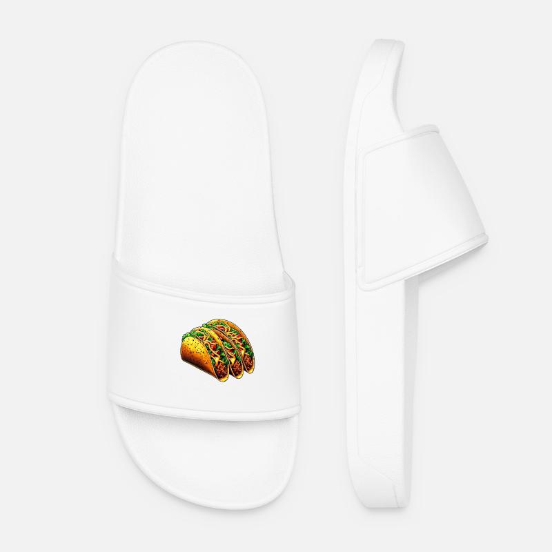 Taco - Frauen Badelatschen - Weiß