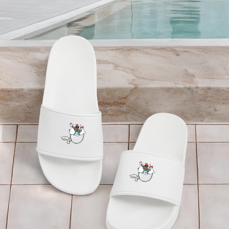 Eggshell Chickens Easter Eggs Poultry Poultry Women’s Pool Sliders