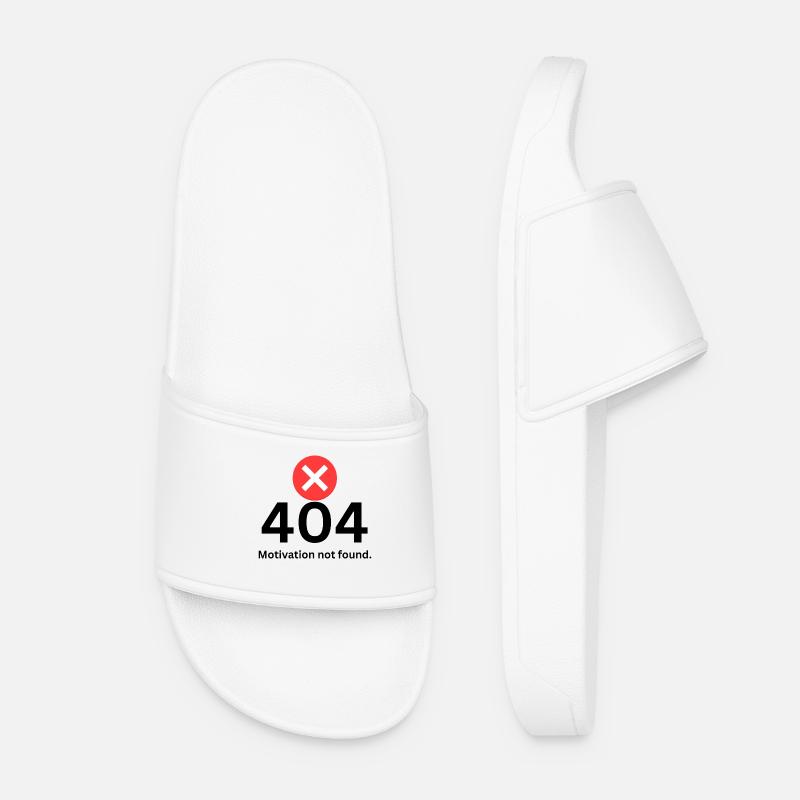 404 Motivation - Women’s Pool Sliders - white