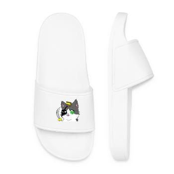 Chat pirate - Claquettes Femme - blanc - Devant