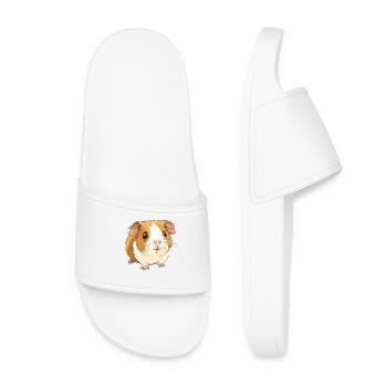 petit cochon d’Inde mignon - Claquettes Femme - blanc - Devant
