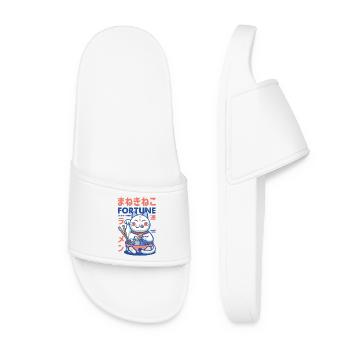 Maneki Neko Fortune Ramen - Claquettes Femme - blanc - Devant