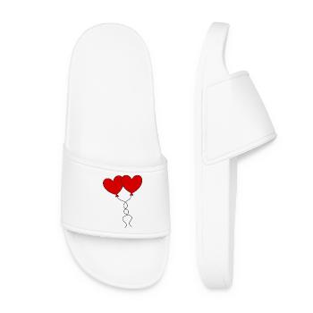 Valentine's Day, Valentine's Day, Valentine's Day - Women’s Pool Sliders - white - Front